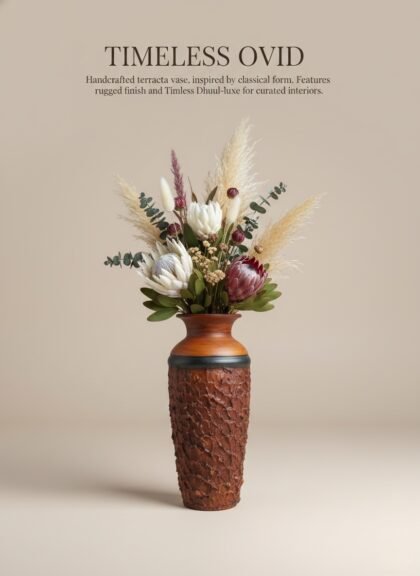 Rugged Terracotta Vase