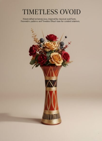 Timeless Ovoid Handcrafted Vase